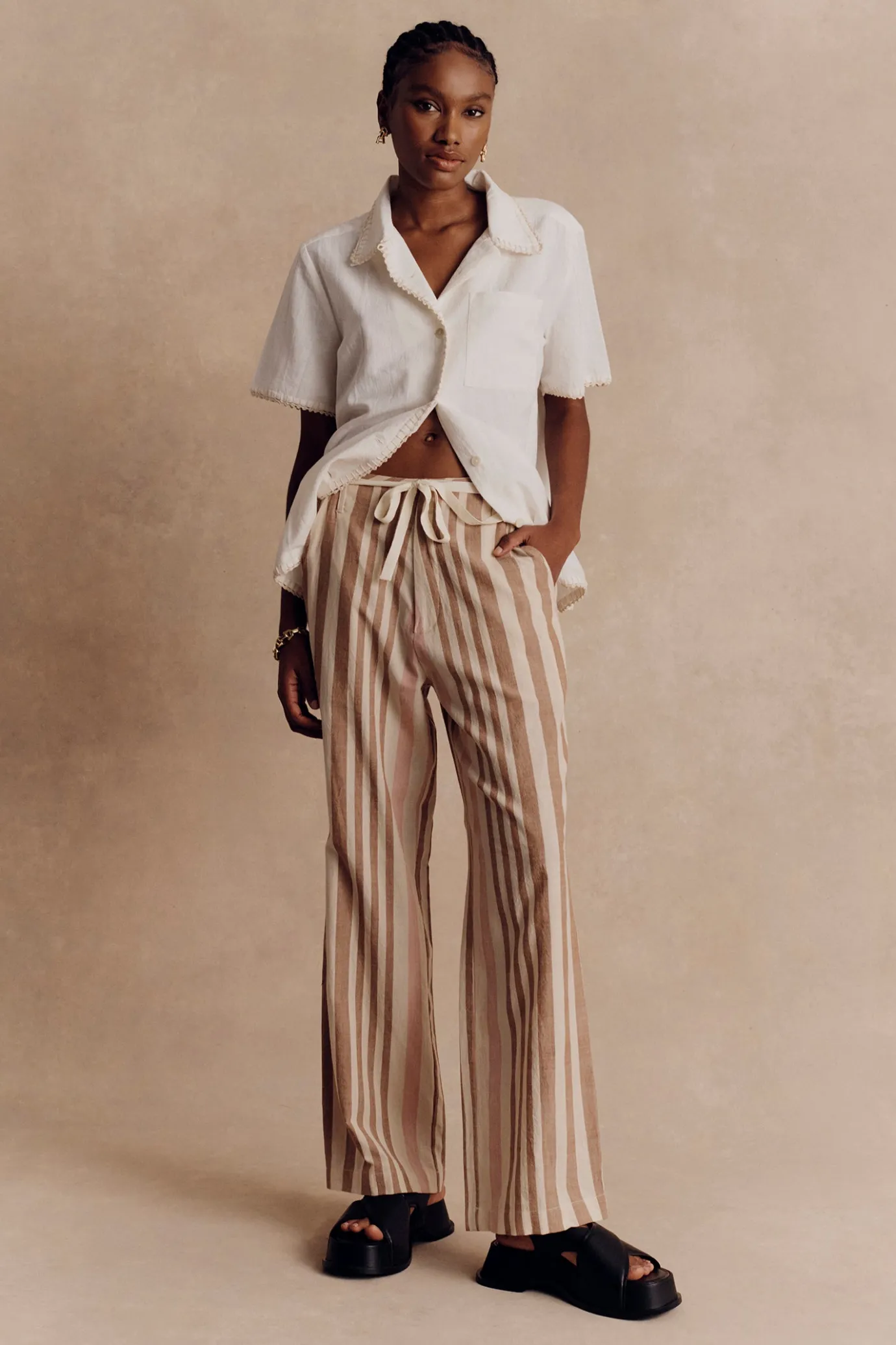 Hansen & Gretel Mahi Pant Stripe Handloom Best Sale