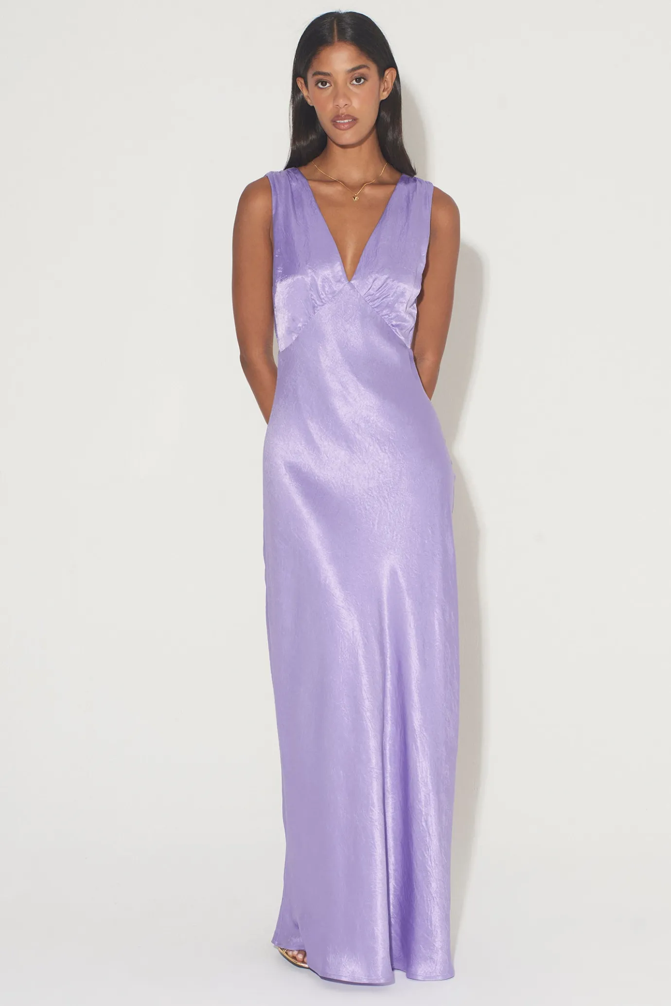 Hansen & Gretel Marcelle Dress Lavender New