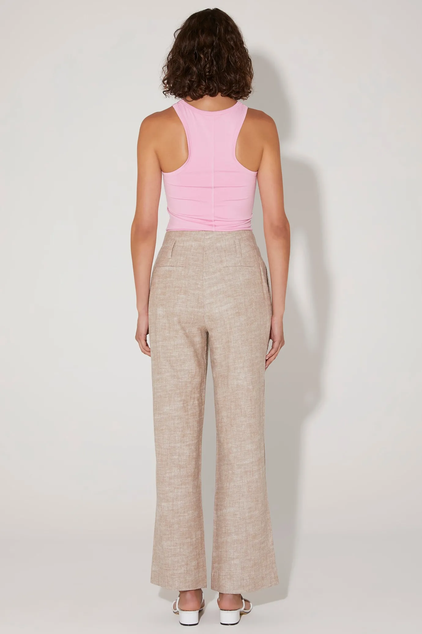 Hansen & Gretel Maurice Relaxed Pant Latte Clearance