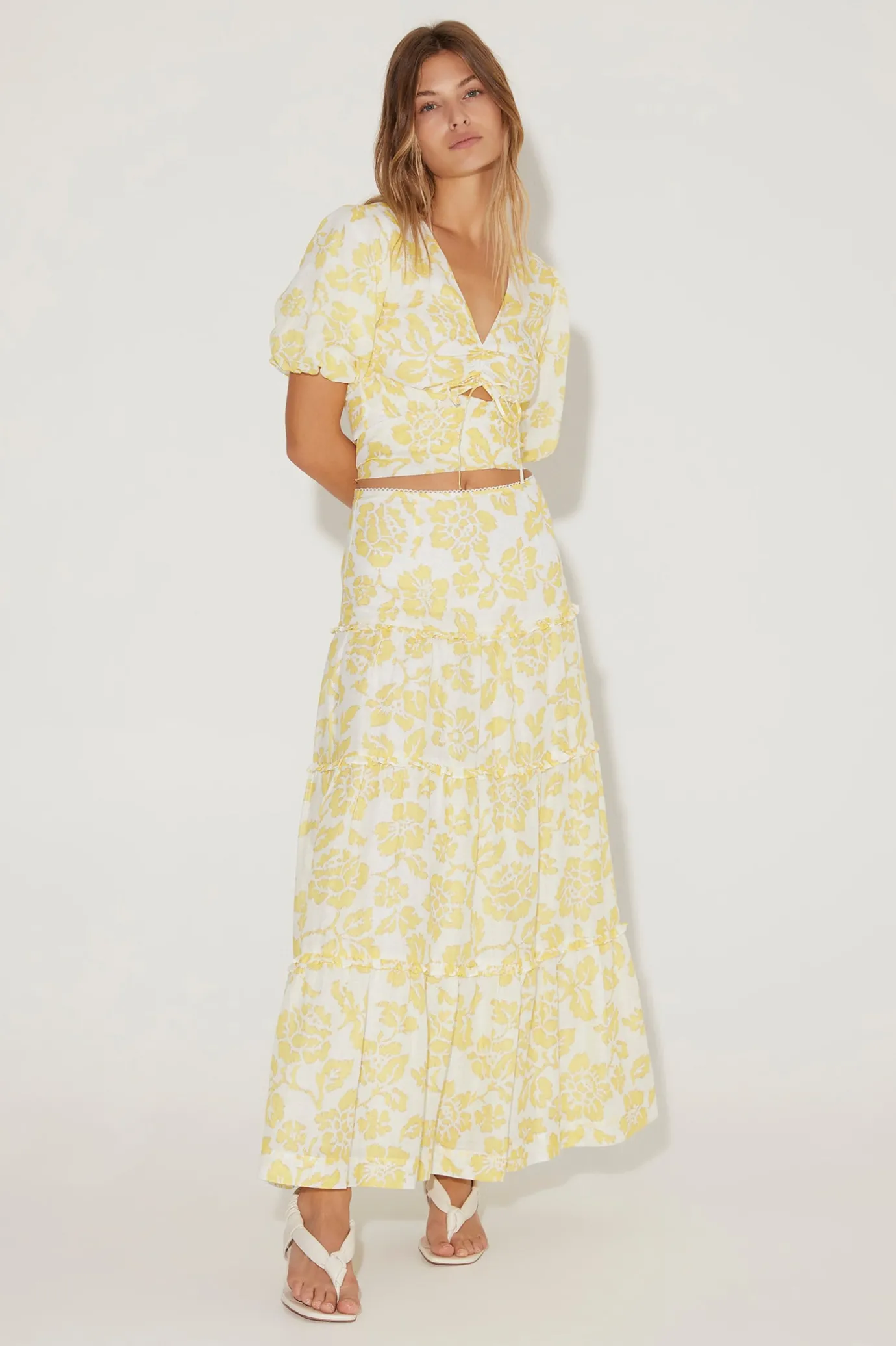 Hansen & Gretel Milly Top Soliel Floral Outlet