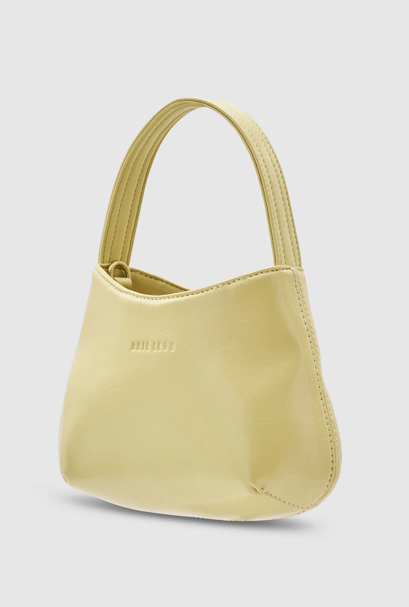 Hansen & Gretel Mini Antonia Bag Artichoke Glossy Crinkle New