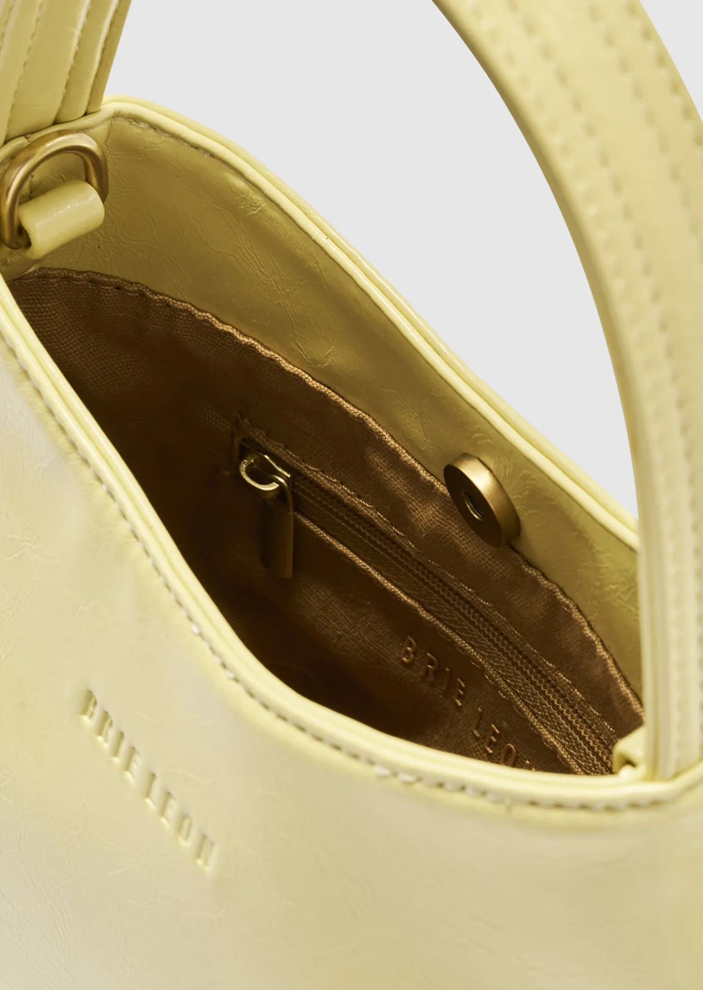 Hansen & Gretel Mini Antonia Bag Artichoke Glossy Crinkle New