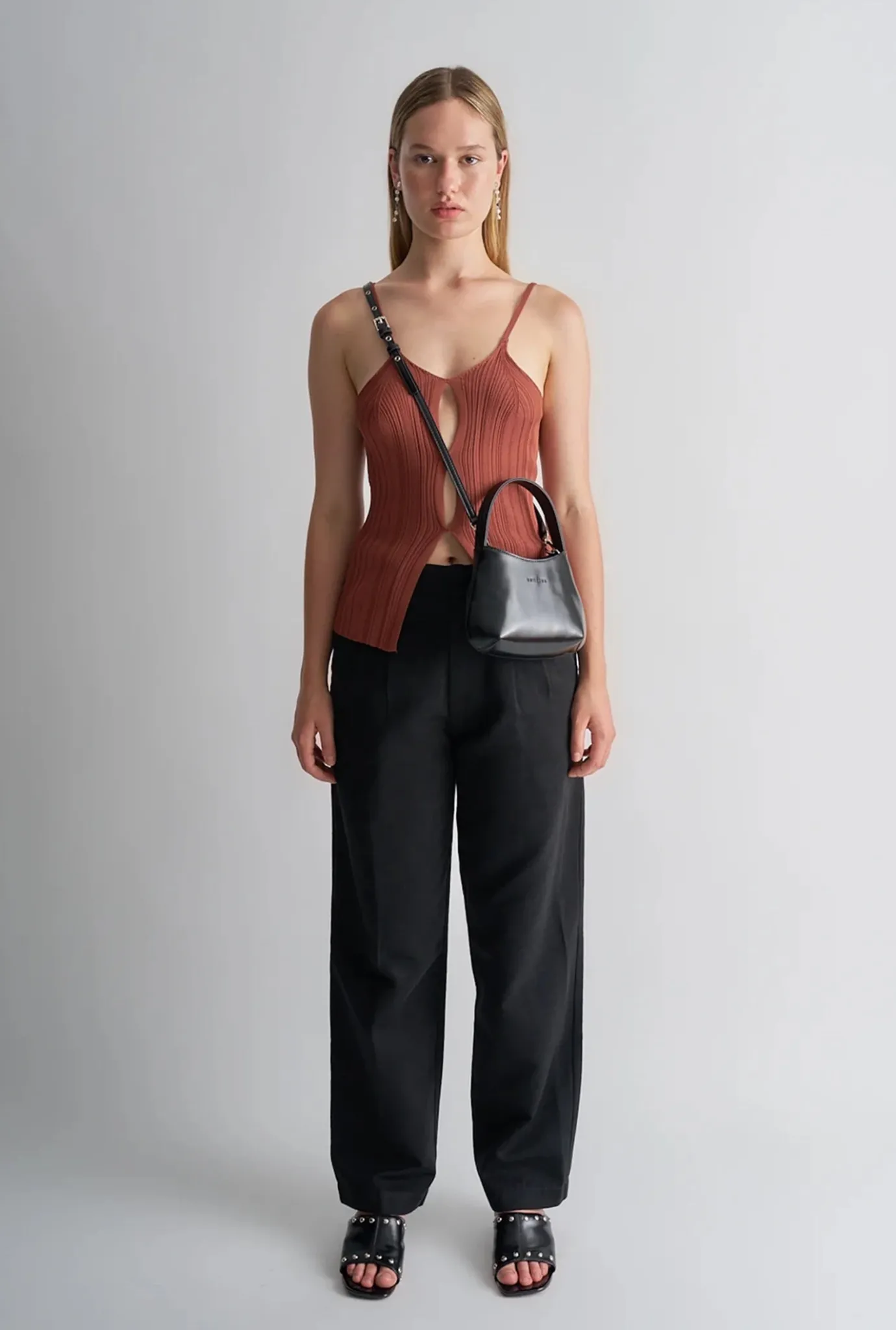 Hansen & Gretel Mini Antonia Bag Black Semi Patent Online