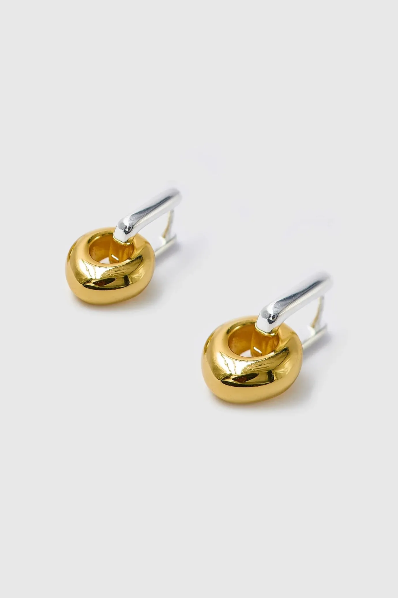 Hansen & Gretel Mini Bloq Earrings With Pebble New
