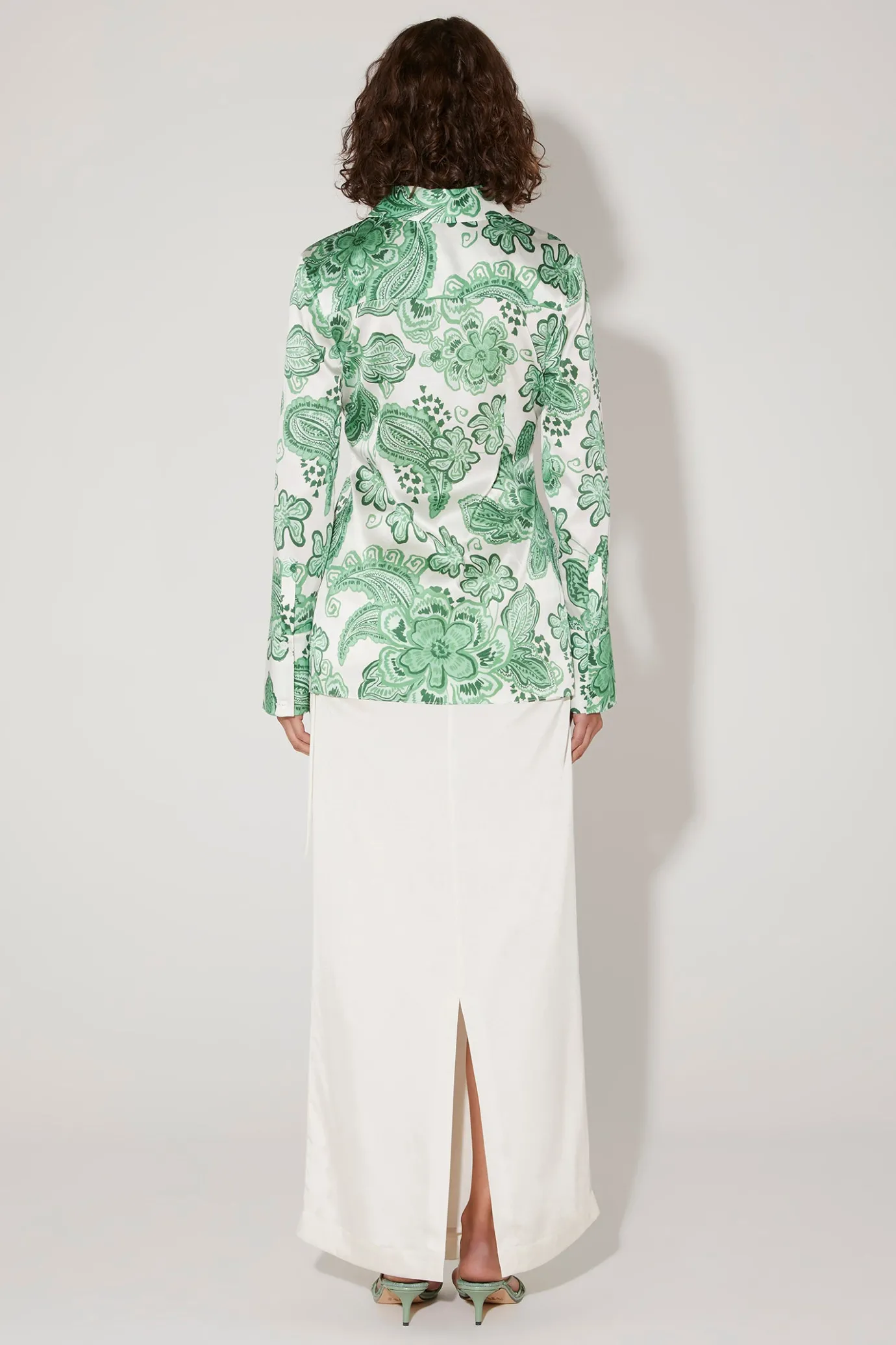 Hansen & Gretel Monsoon Fitted Shirt Greenhouse Cheap