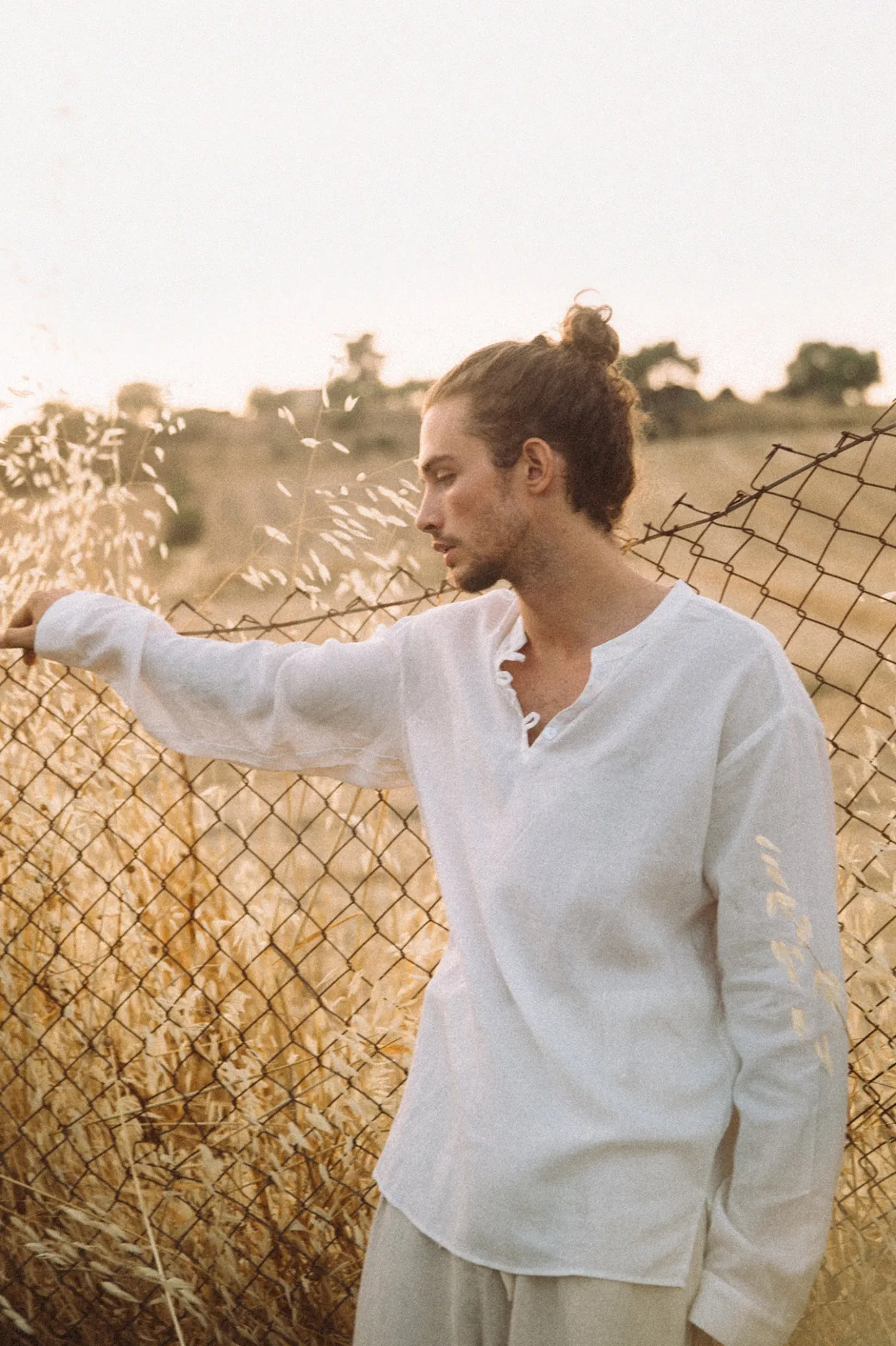 Hansen & Gretel Nathaniel Shirt Ivory Fashion