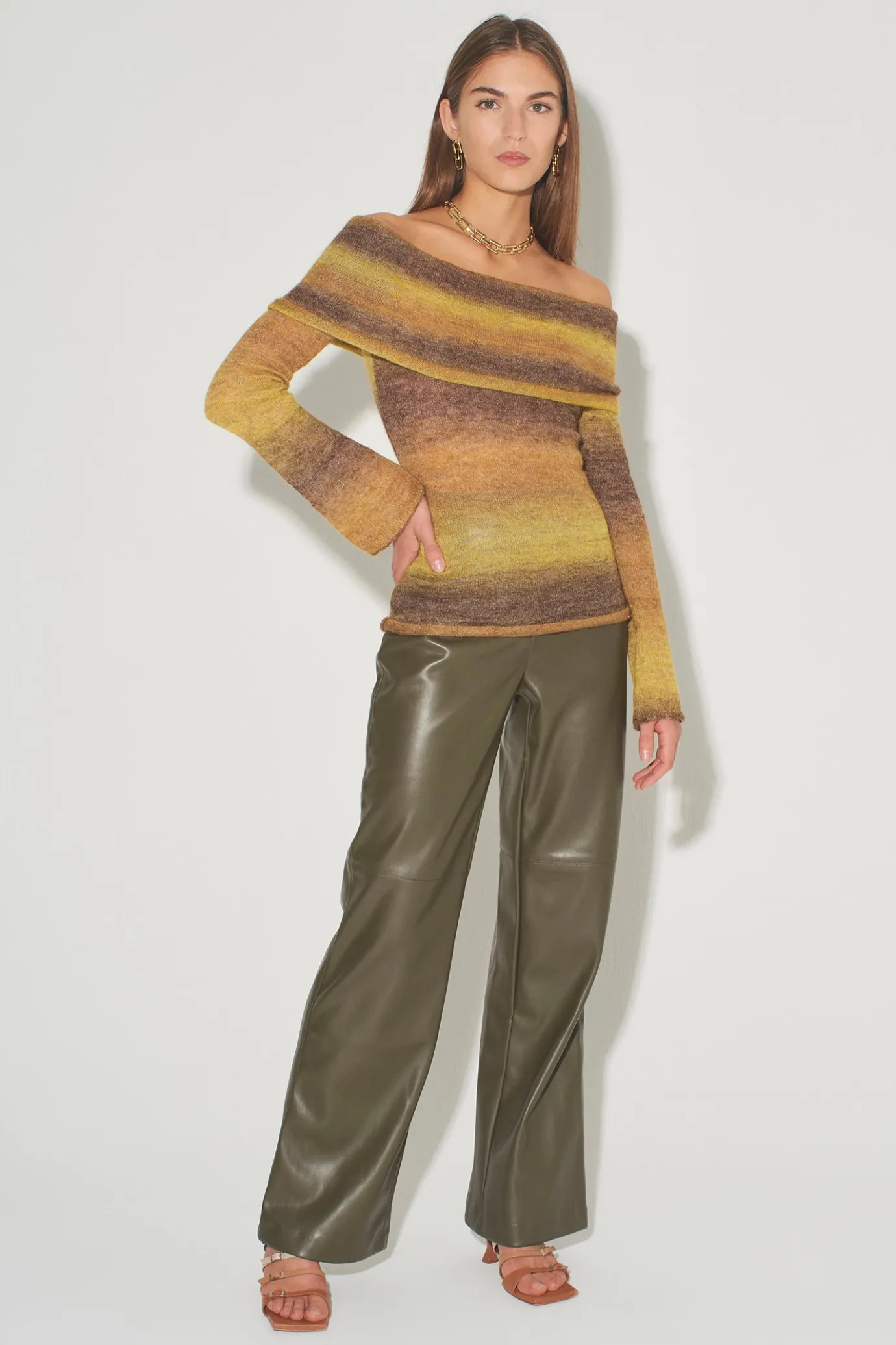 Hansen & Gretel Naziree Off Shoulder Jumper Gradient Outlet