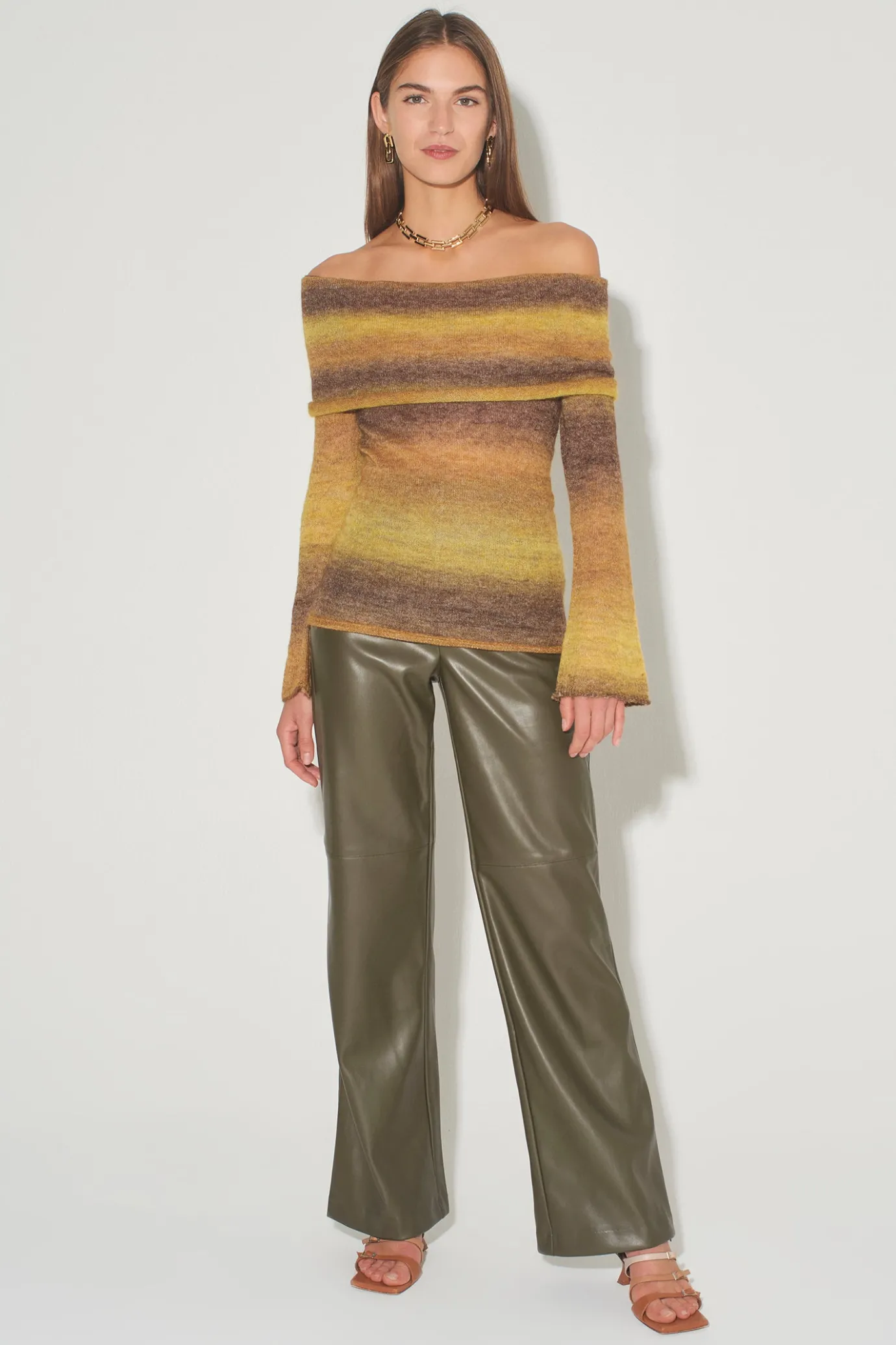 Hansen & Gretel Naziree Off Shoulder Jumper Gradient Outlet