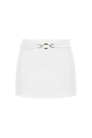 Hansen & Gretel Nicole Skirt White Clearance