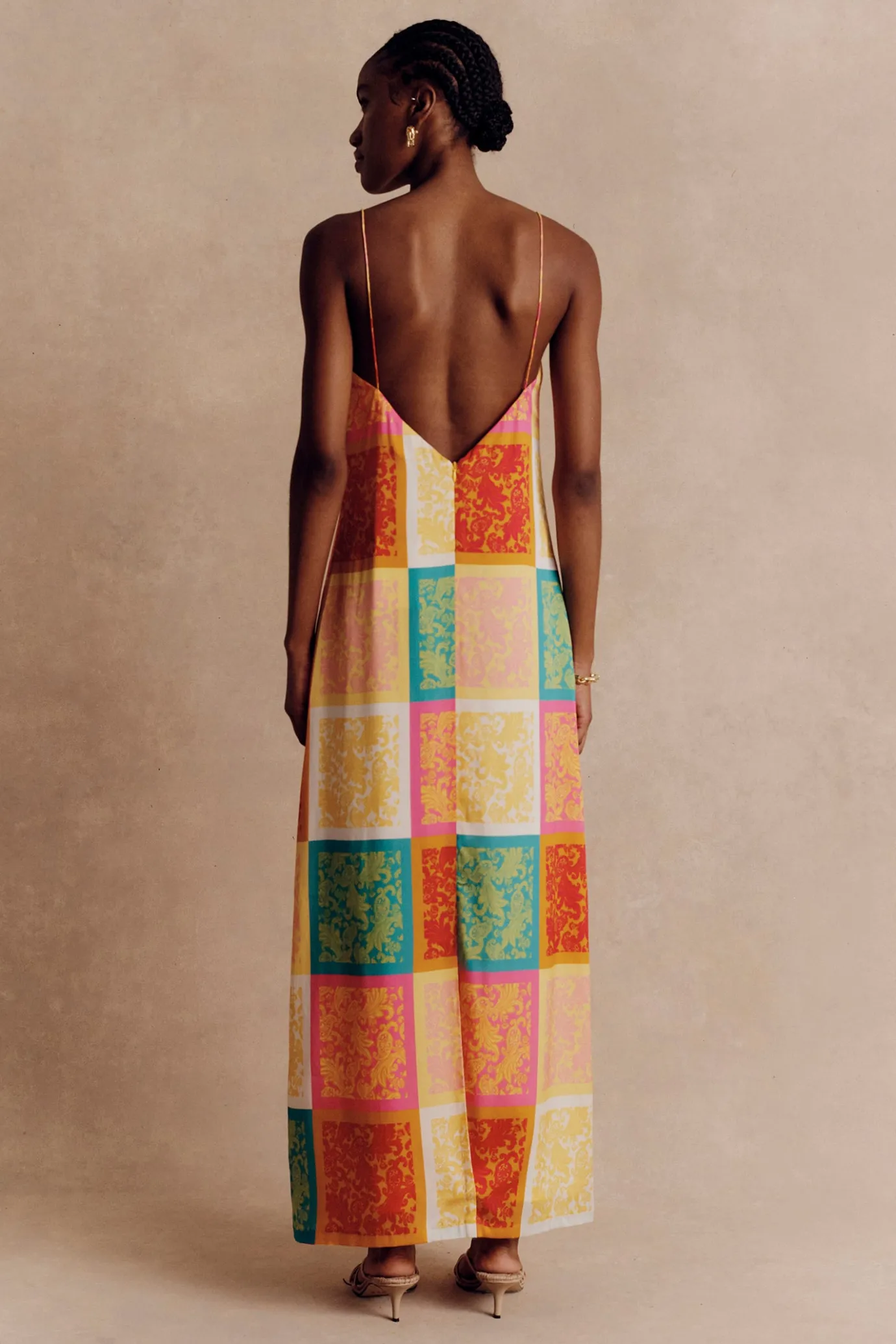 Hansen & Gretel Nola Slip Dress Paisley Tile Cheap