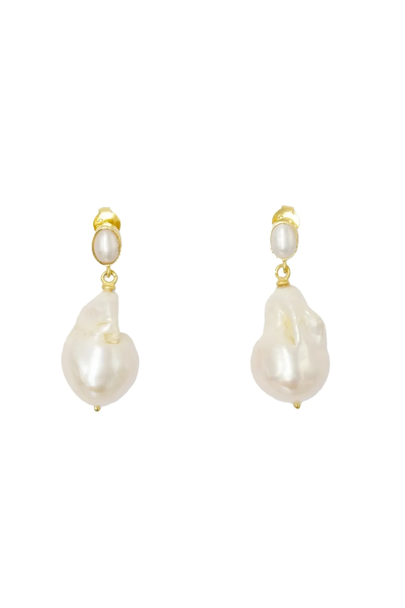 Hansen & Gretel Nora Baroque Pearl Stud Fashion