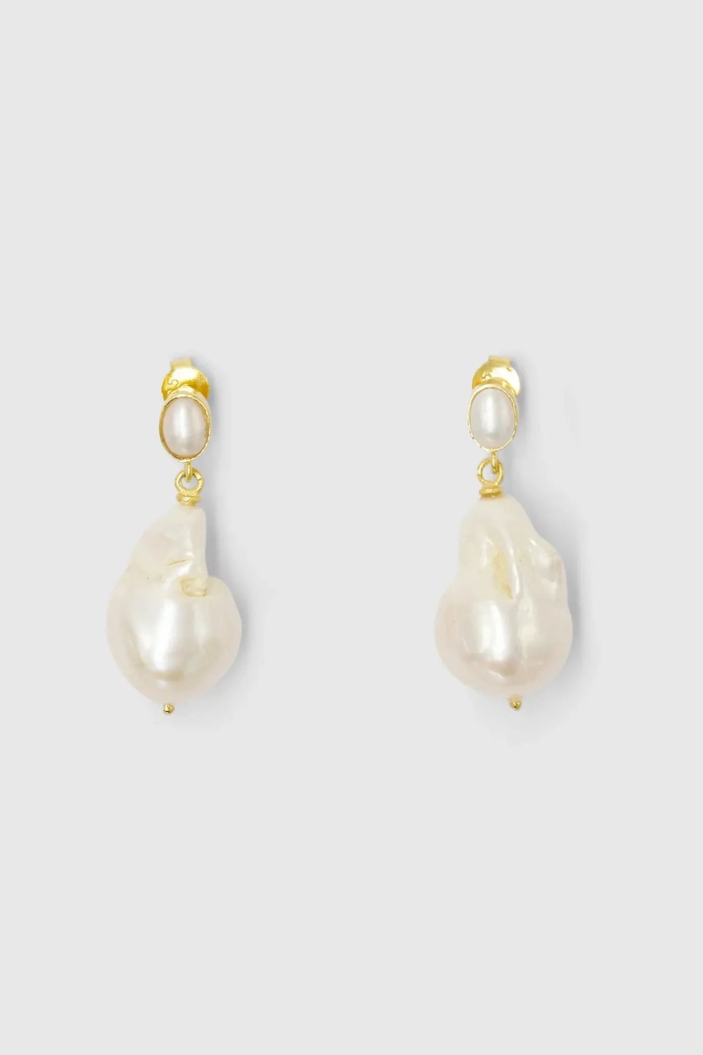 Hansen & Gretel Nora Baroque Pearl Stud Fashion