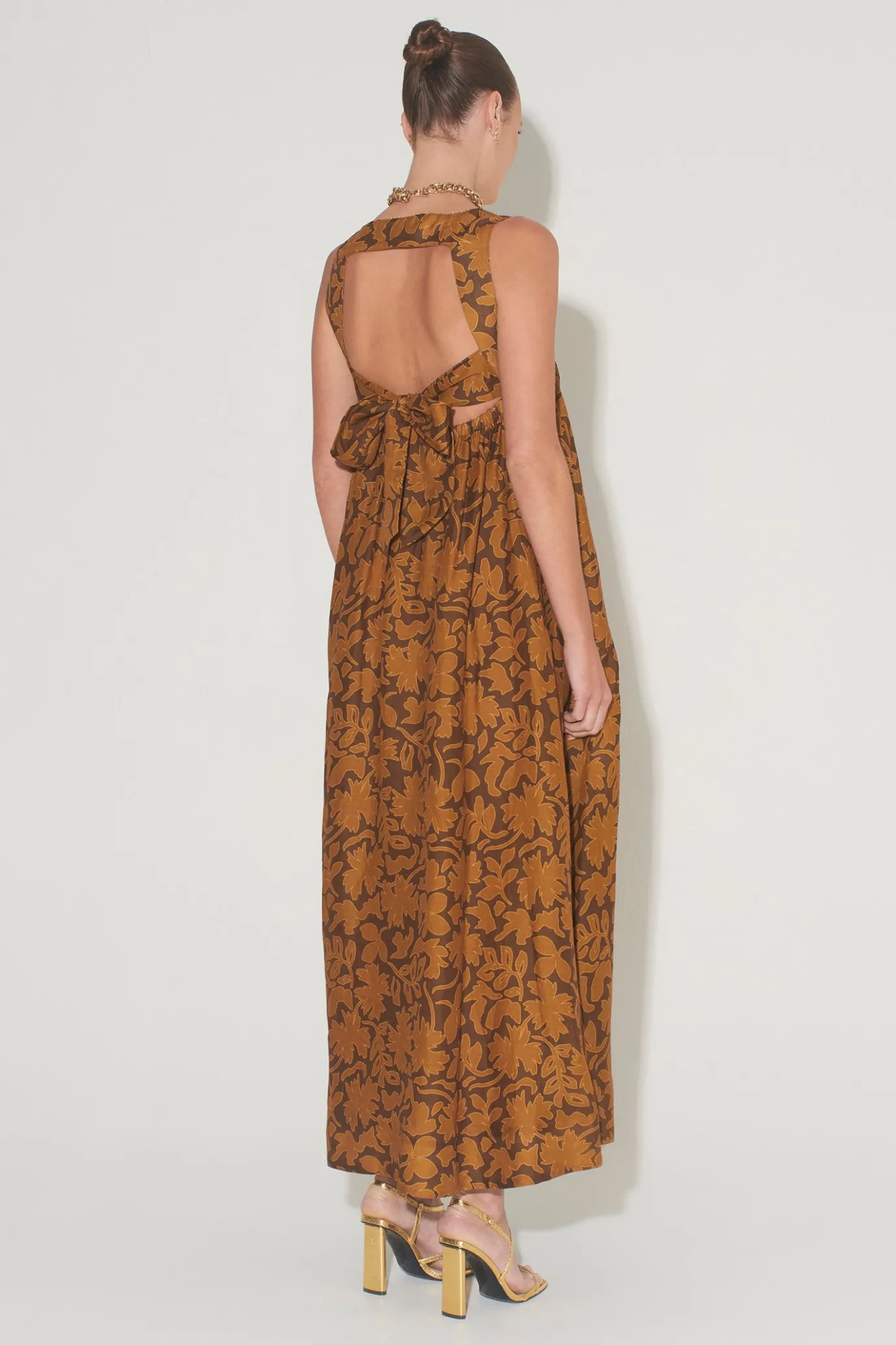 Hansen & Gretel Paloma Dress Cocoa Leaf Outlet