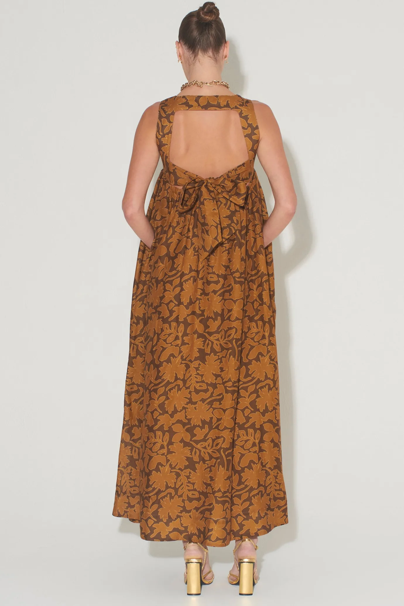 Hansen & Gretel Paloma Dress Cocoa Leaf Outlet