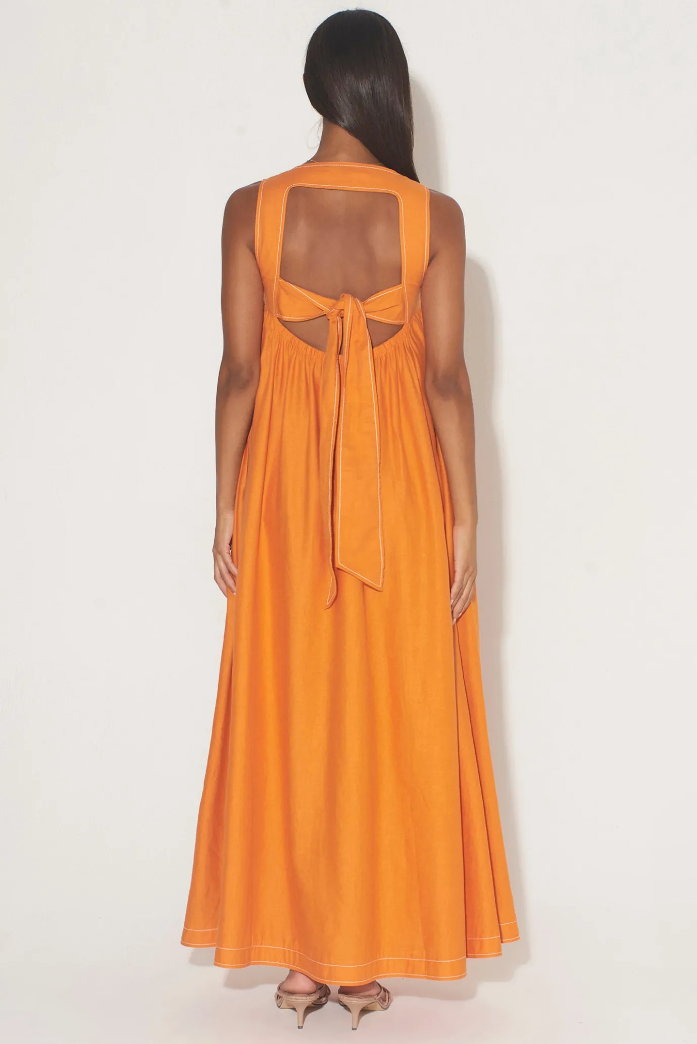 Hansen & Gretel Paloma Dress Tangerine Best Sale