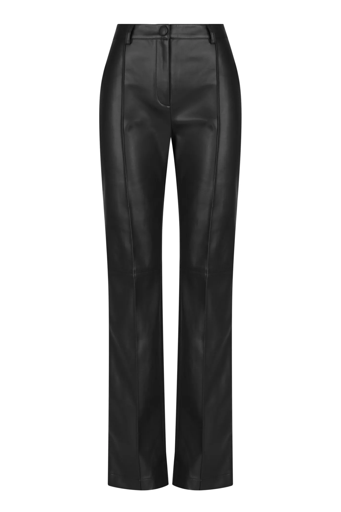 Hansen & Gretel Pam Fitted Leather Pant Black Hot