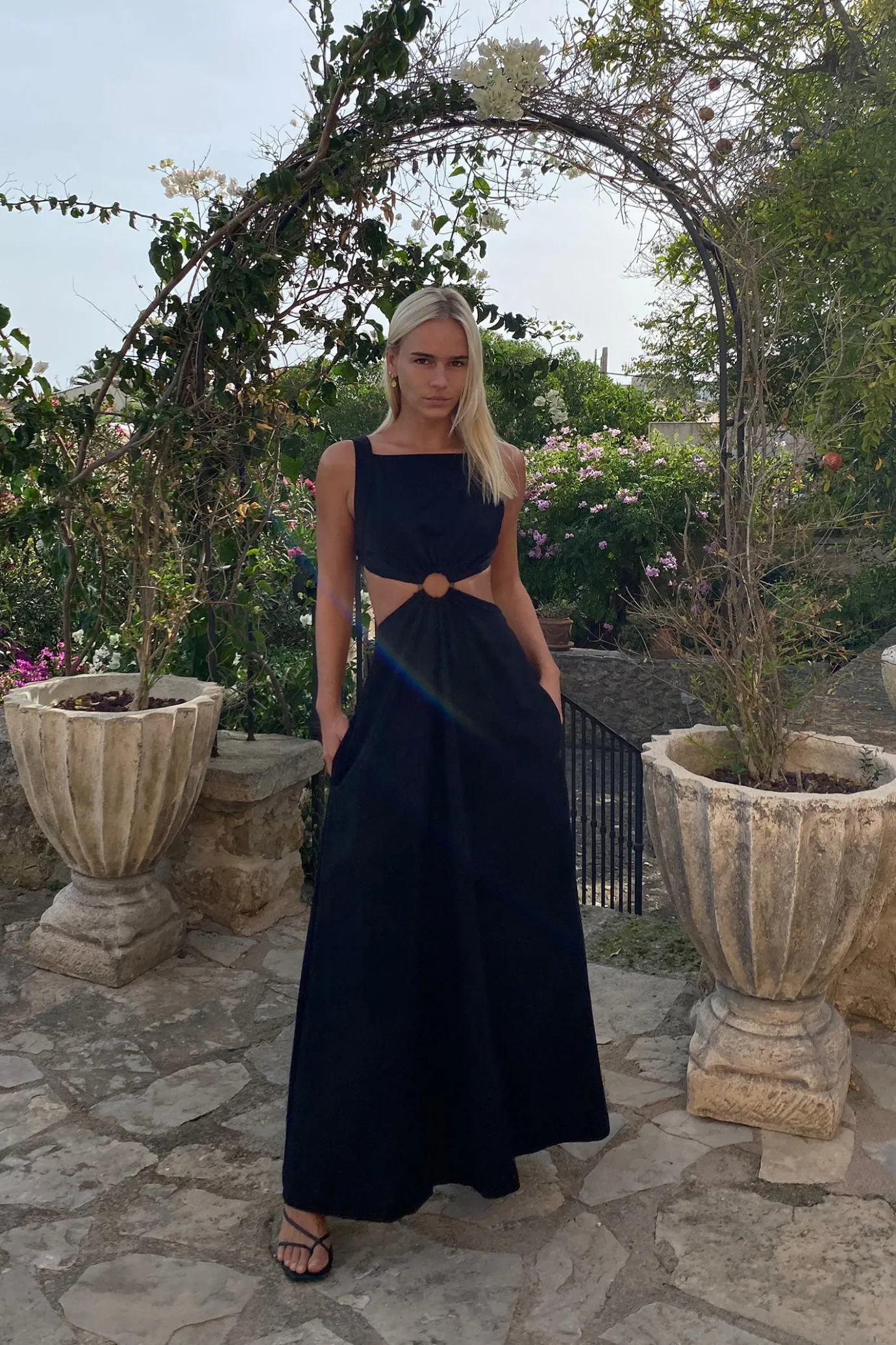 Hansen & Gretel Paros Dress Black Cheap