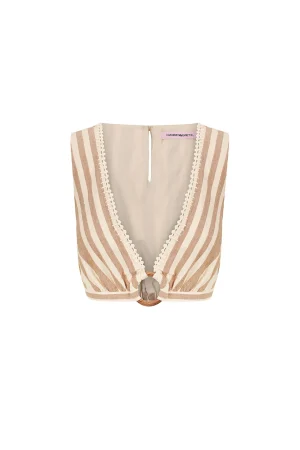 Hansen & Gretel Pearl Top Stripe Handloom Best