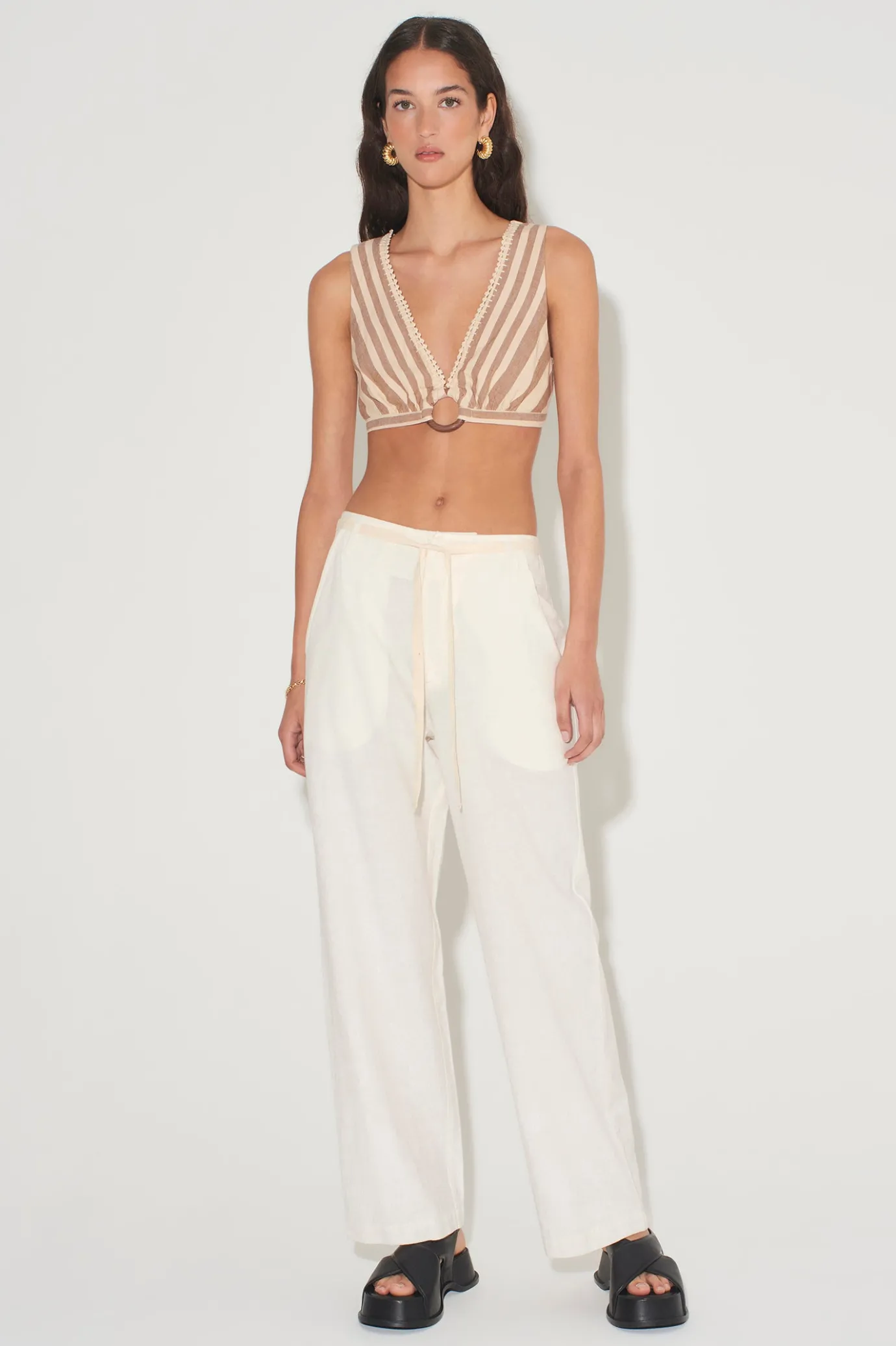 Hansen & Gretel Pearl Top Stripe Handloom Best