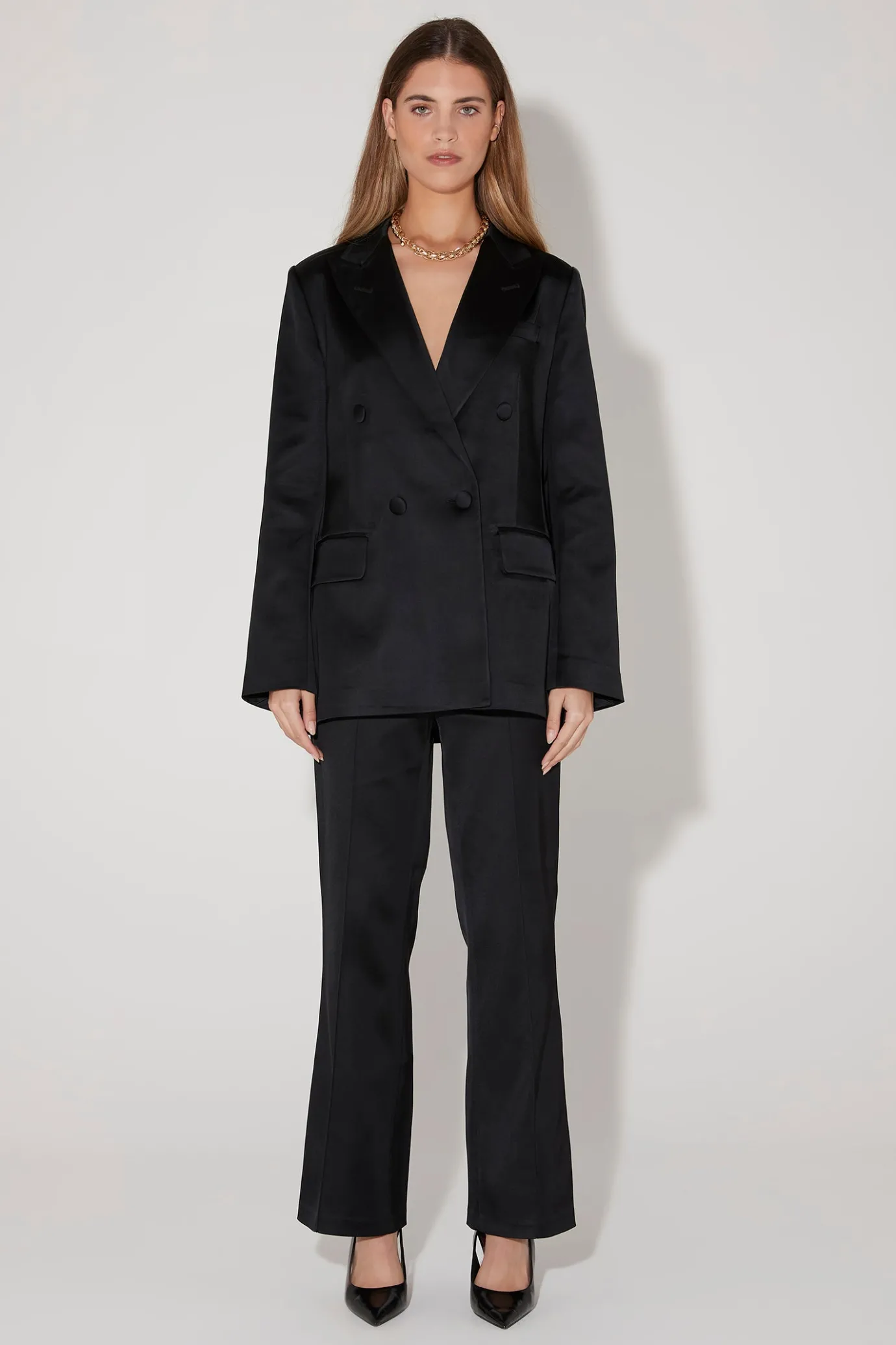 Hansen & Gretel Regina Tailored Pant Black New