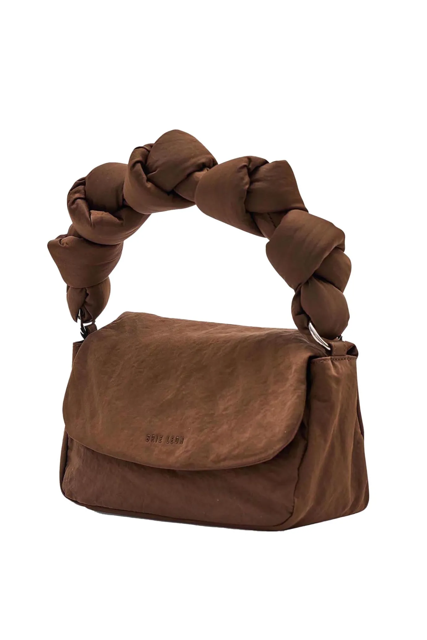 Hansen & Gretel Rellino Bag Brownie Crinkle Recycled Polyester Clearance