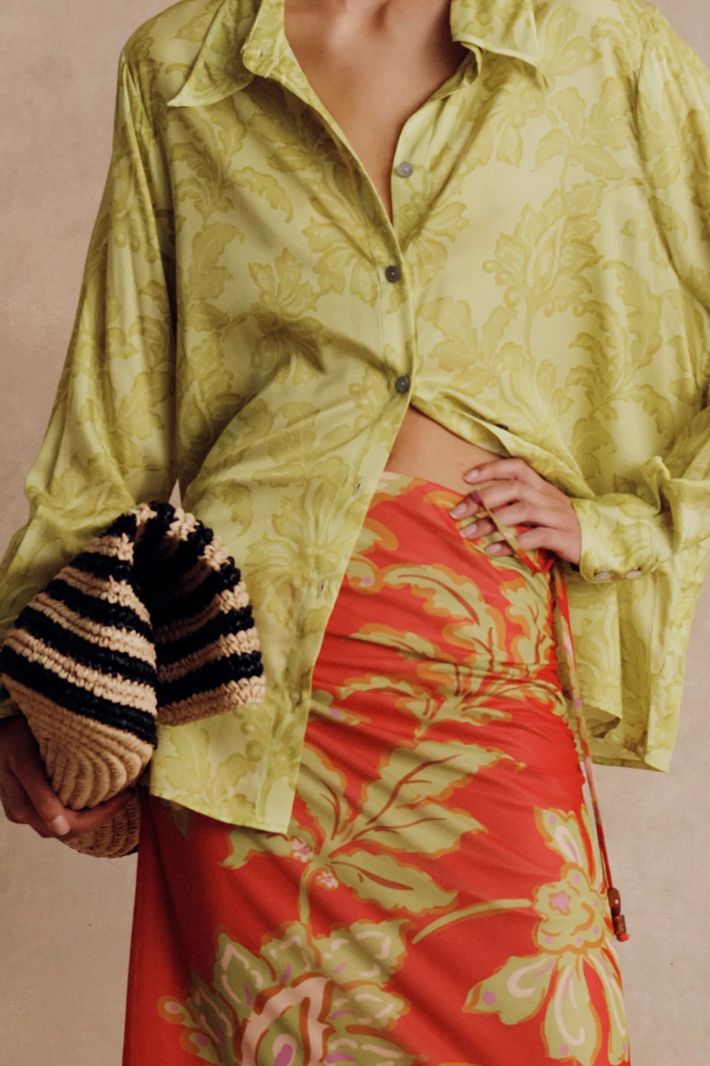 Hansen & Gretel Sabina Skirt Fuchsia Fern Flash Sale