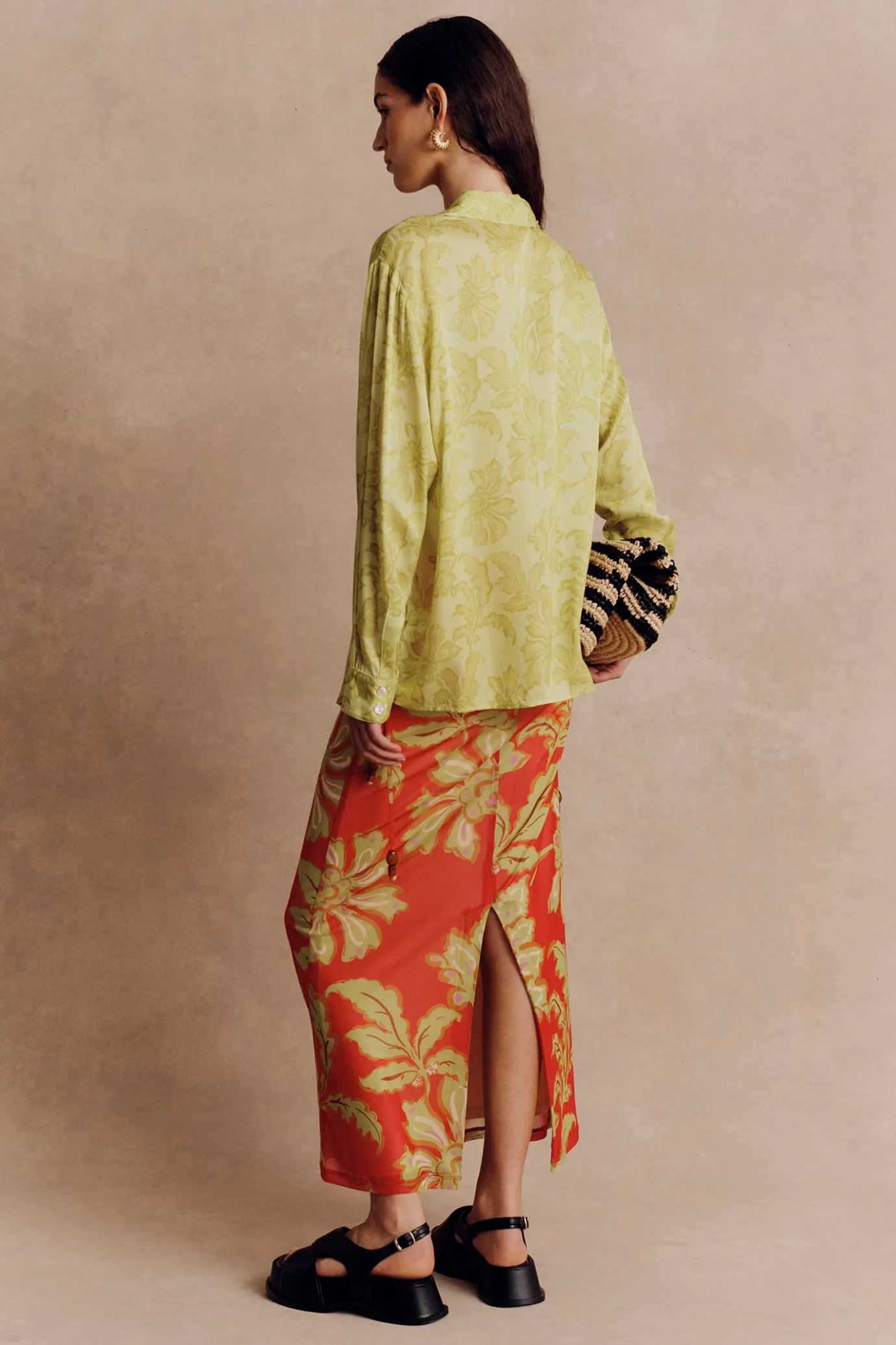 Hansen & Gretel Sabina Skirt Fuchsia Fern Flash Sale