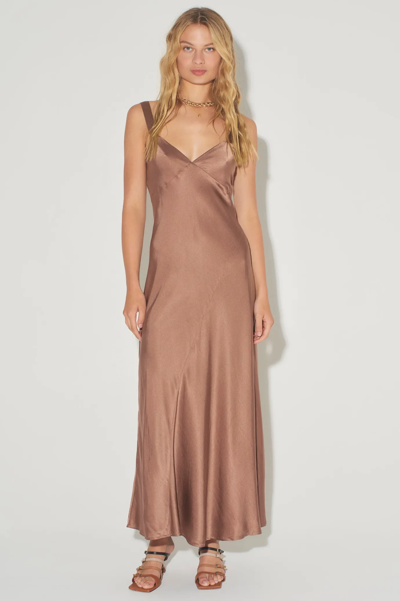 Hansen & Gretel Sadie Dress Fudge Clearance