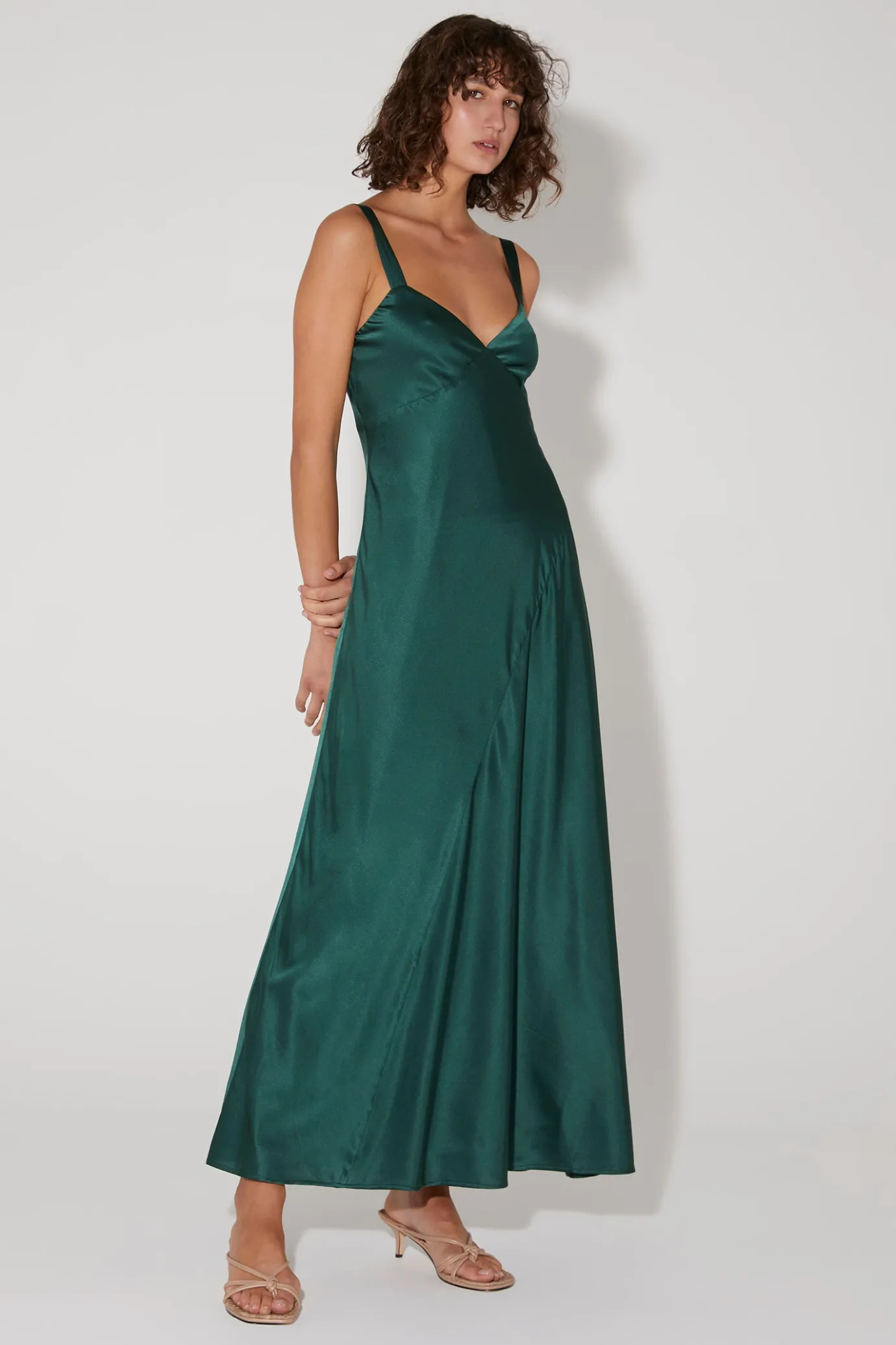 Hansen & Gretel Sadie Dress Pine Green Cheap