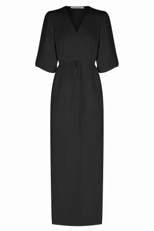 Hansen & Gretel Saffron Dress Black New