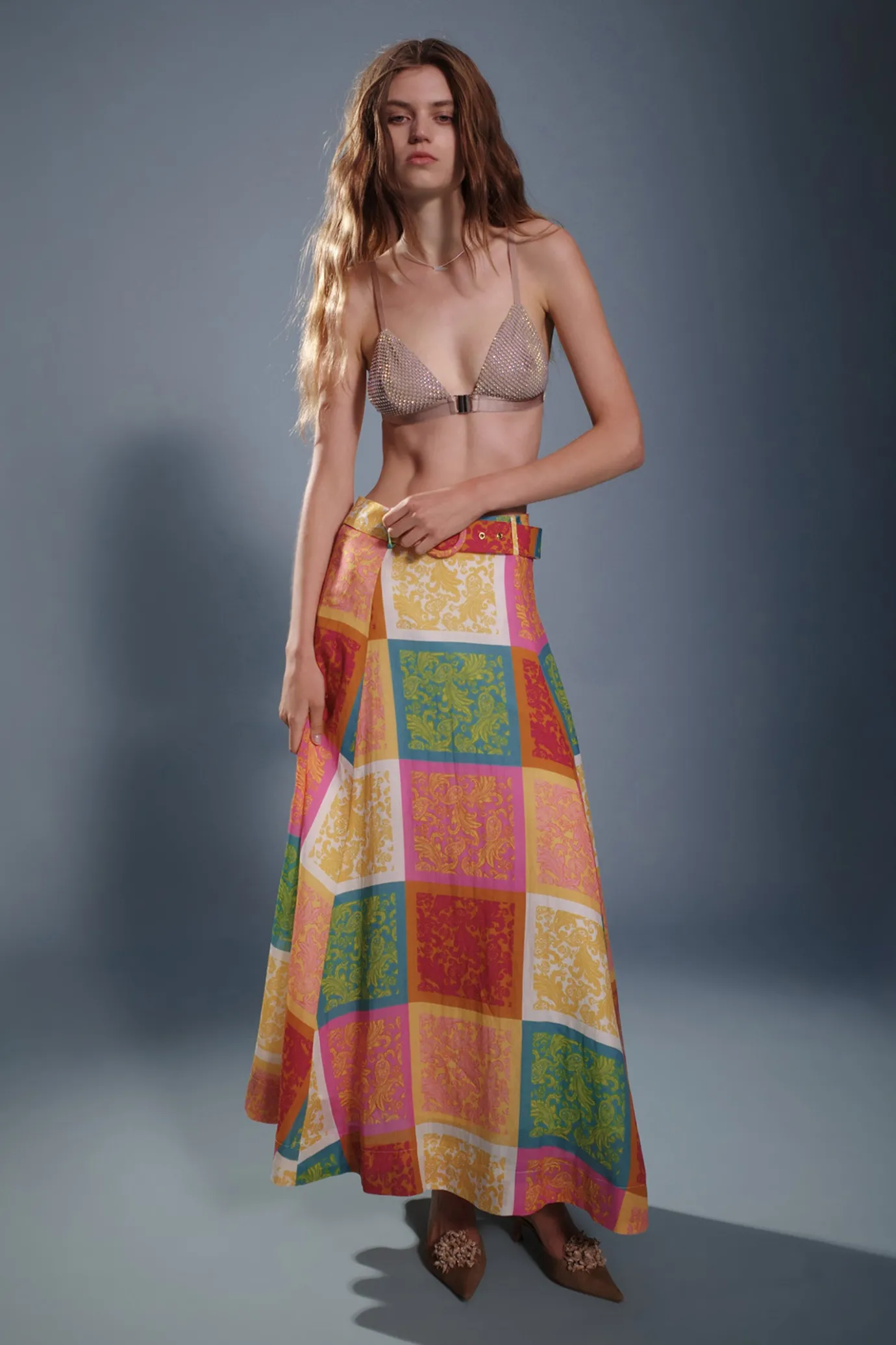 Hansen & Gretel Stardust Shirt + Bra Lightbeam Hot