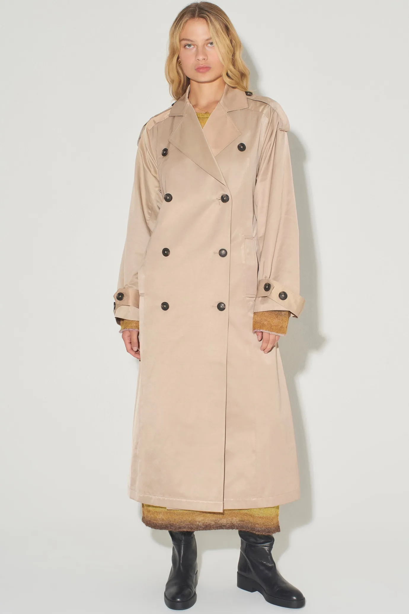 Hansen & Gretel Taylor Trench Coat Taupe Shop