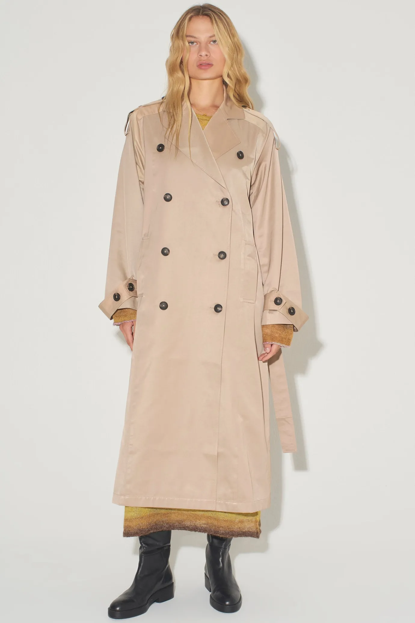 Hansen & Gretel Taylor Trench Coat Taupe Shop