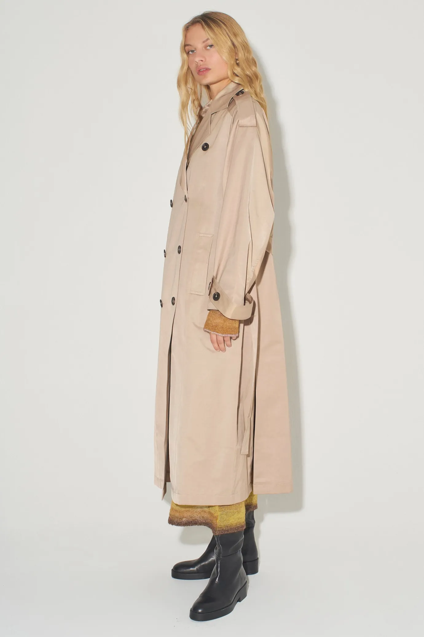 Hansen & Gretel Taylor Trench Coat Taupe Shop