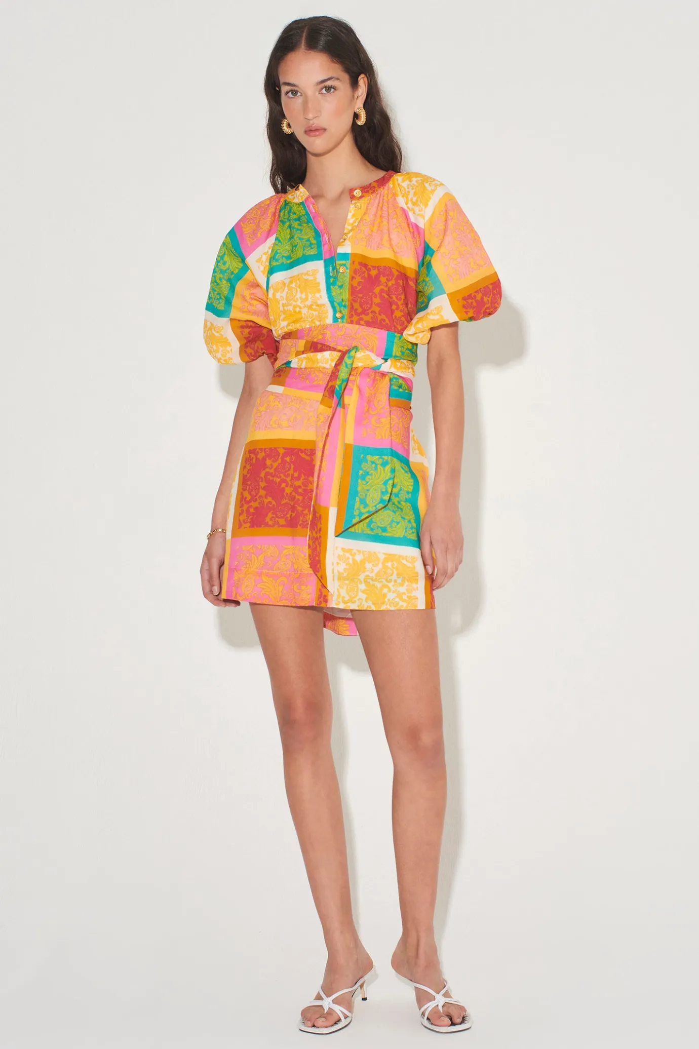 Hansen & Gretel Templeton Mini Dress Paisley Tile Store