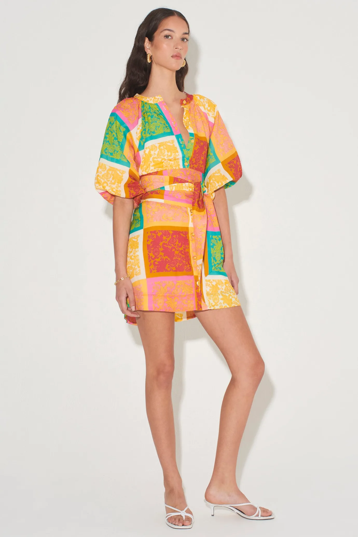 Hansen & Gretel Templeton Mini Dress Paisley Tile Store