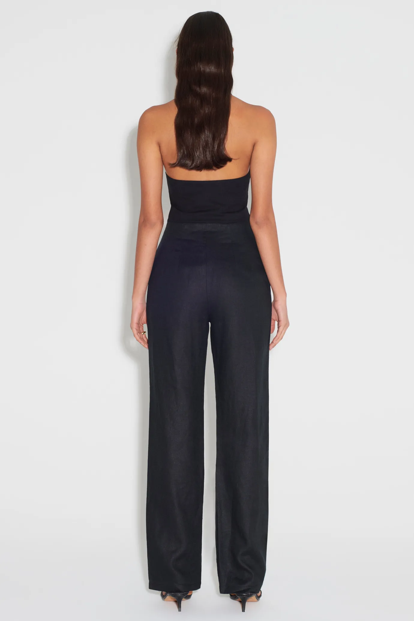 Hansen & Gretel Tully Hi Waist Pant Black Clearance