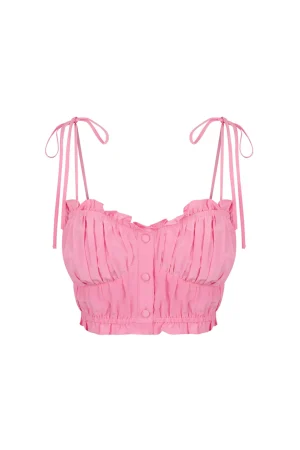 Hansen & Gretel Victoria Top Taffy Pink Hot