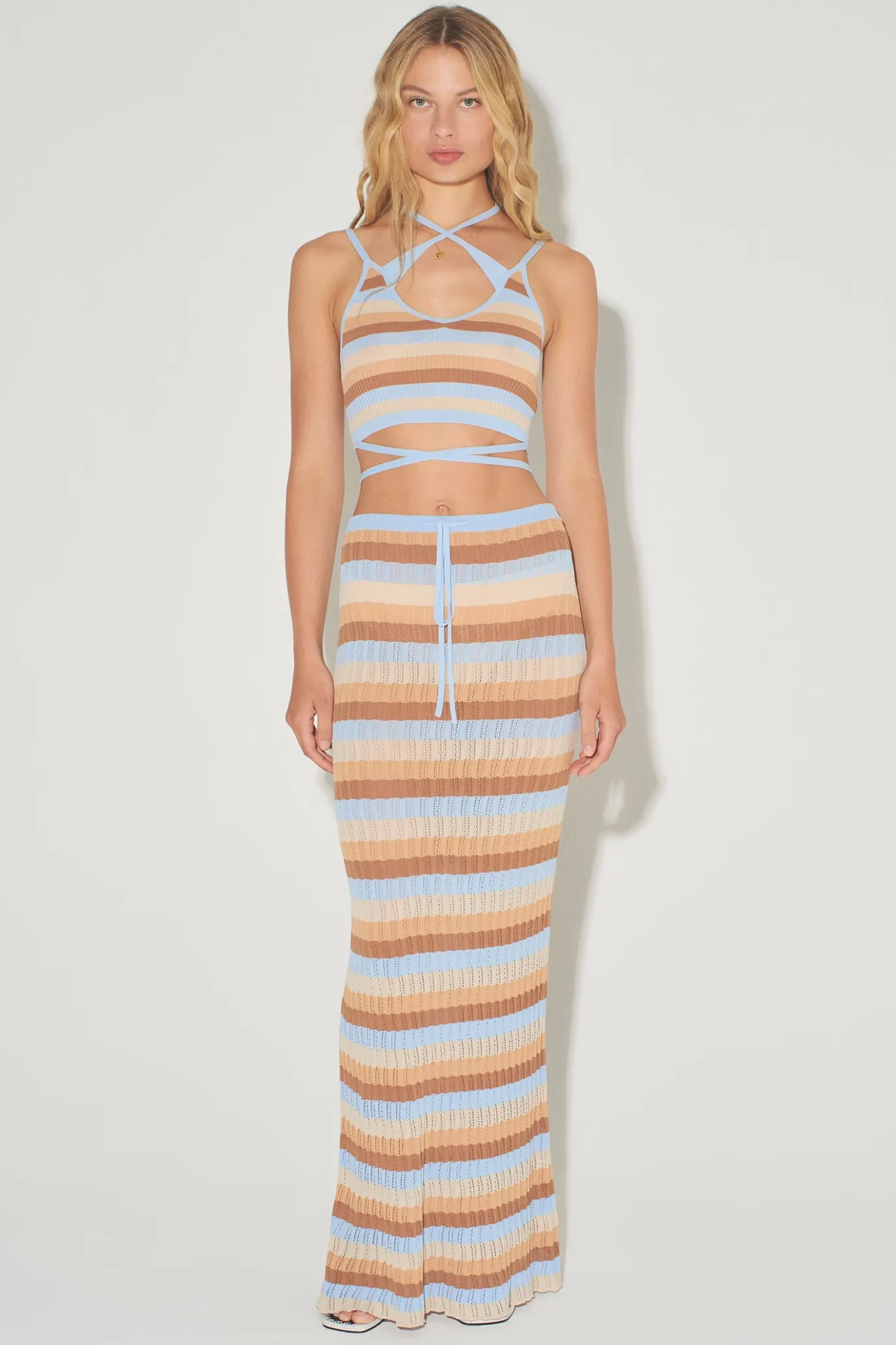 Hansen & Gretel Zeke Knit Top Sand Dunes New